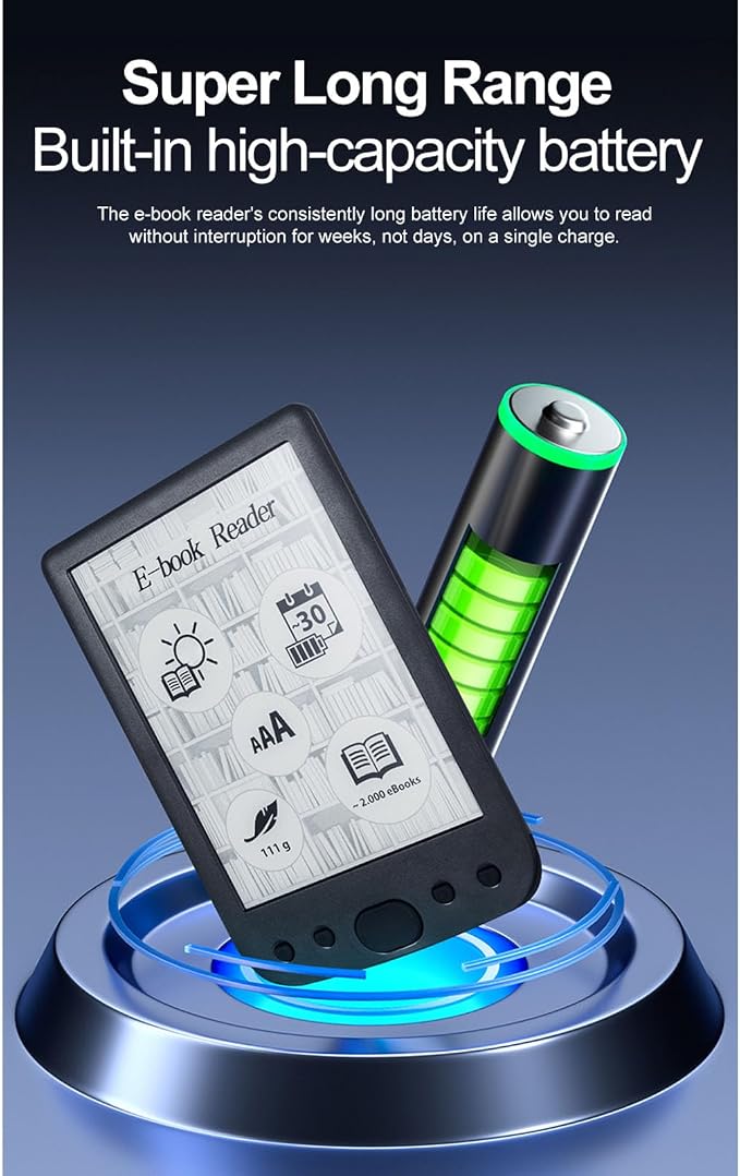 Yoidesu 6 Inch E Reader Digital Reader Electronic Book Reader - Image 6