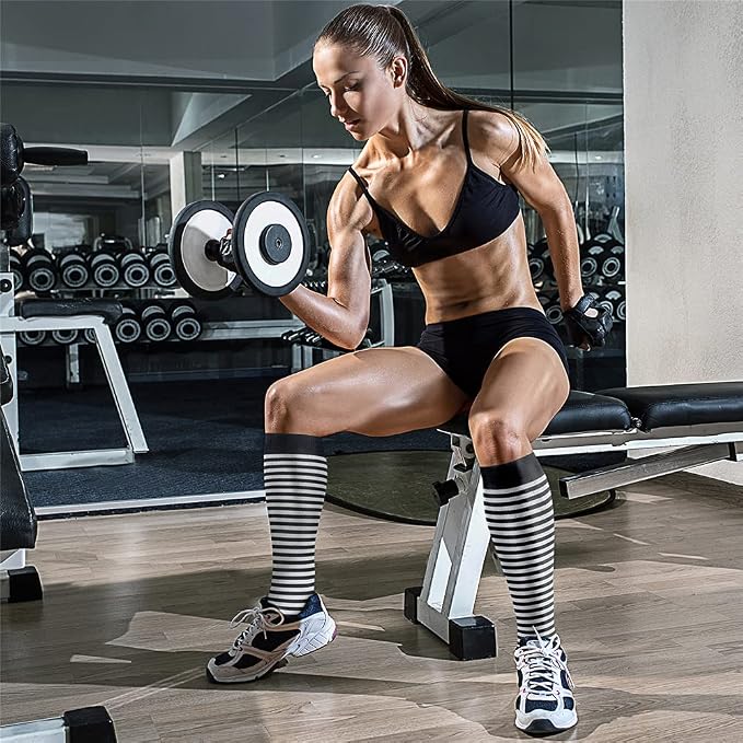 CHARMKING Compression Socks for Women & Men Circulation 15-20 mmHg is Best - Image 4
