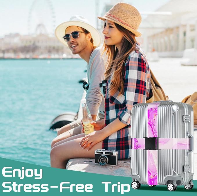 Slohif Luggage Straps for Suitcases Travel Belt Accessories Luggage Connector - Image 7