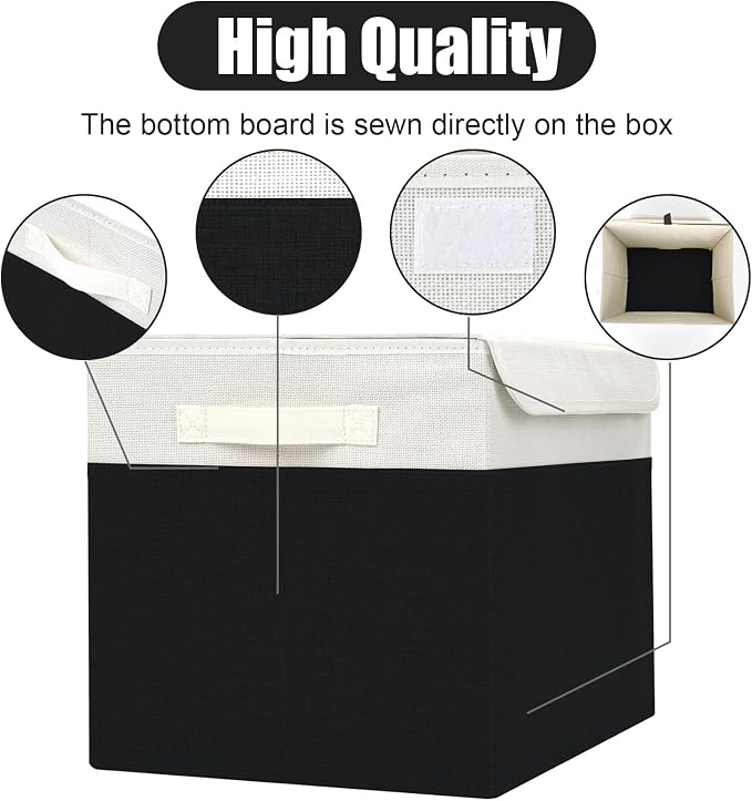 Large 17" 42 Quarts Collapsible Stackable Storage Bins - Image 5