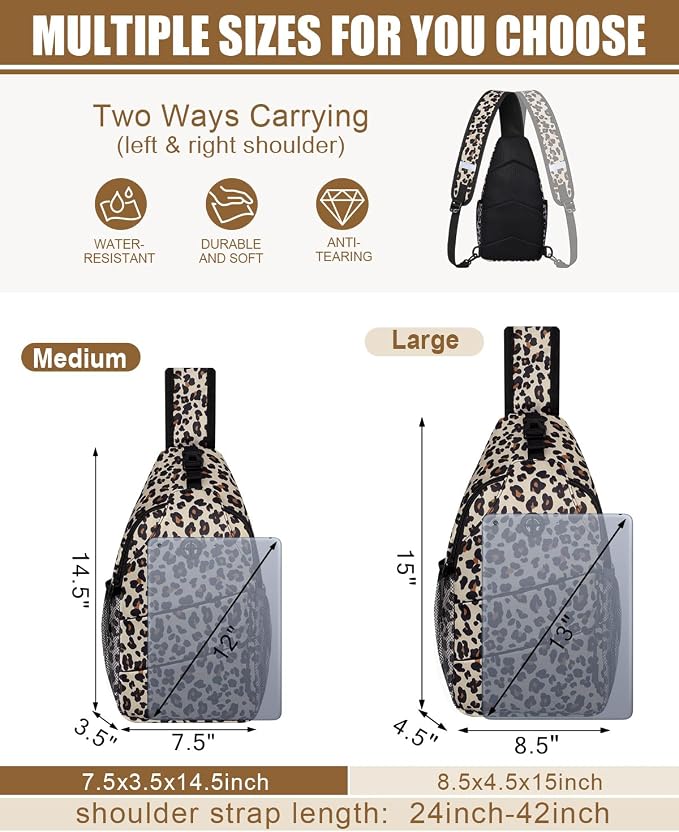 Crossbody Bags for Women Men Trendy Sling Bag Bakpack Casual Chest Bag - Image 2