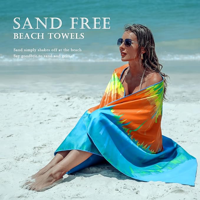 Your Choice Microfiber Quick Dry Sand-Free Beach Towel - Image 3