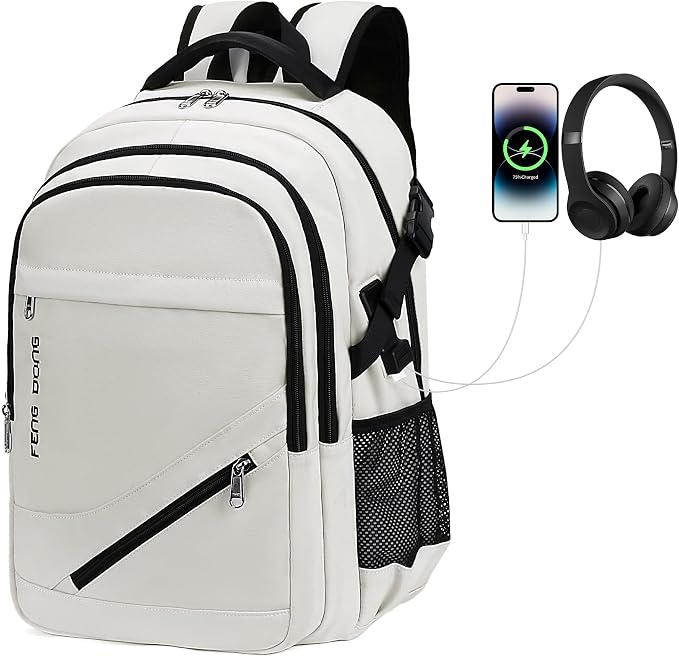 FENGDONG 17.3 inch Large Laptop Backpack Durable Waterproof Travel College by FENGDONG