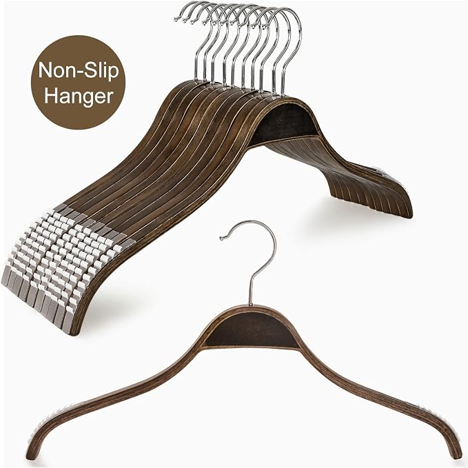 TOPIA HANGER Slim Wooden Hangers - Image 7