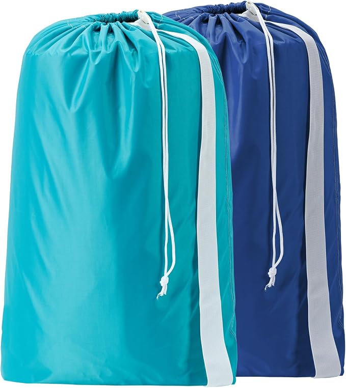 HOMEST 2 Pack XL Nylon Laundry Bag by HOMEST