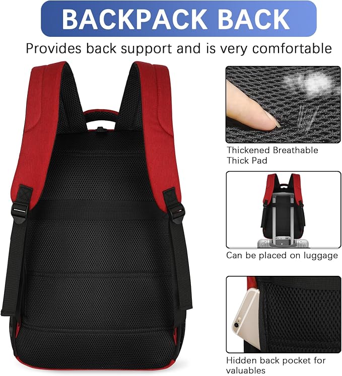 LARIPOP Extra Large Backpack, 17.3 Inch Business Laptop backpack - Image 5