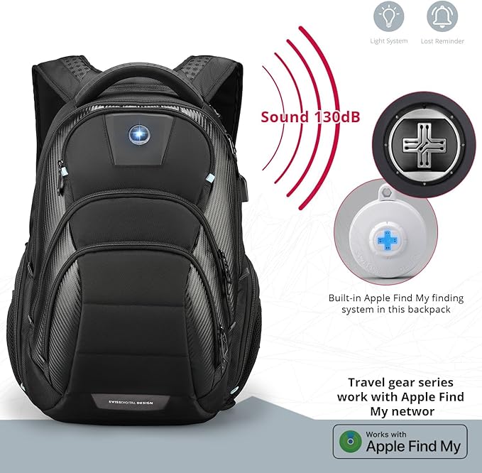 Swissdigital Design TSA Business Laptop Backpack - Image 3