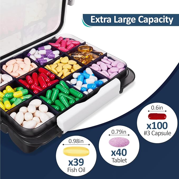 Fullicon Daily Travel Moisture Proof Pill Case - Image 2