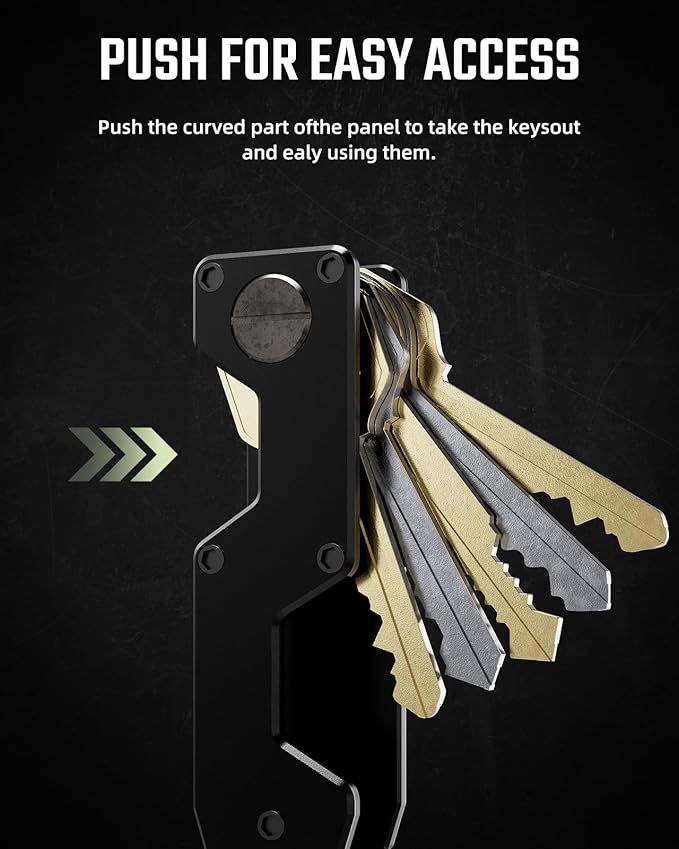 Key Organizer Compact Key Holder Metal Key Chain Minimalist key case key holder - Image 5