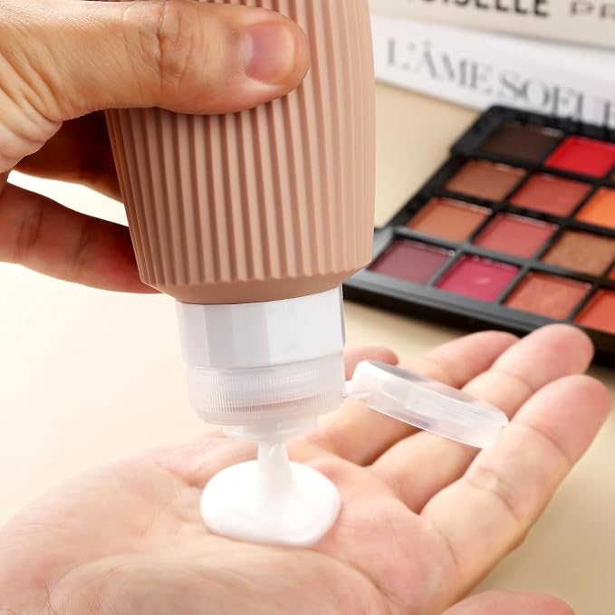 Travel Bottles for Toiletries, Large 6oz Travel Size Containers, BPA Free Leak - Image 4