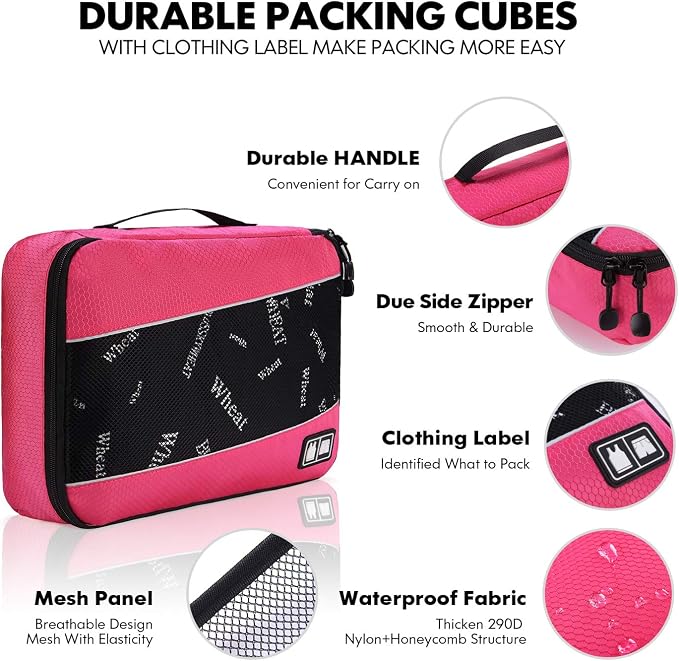 Packing Cubes Luggage Bags Organizer Durable Travel Accessories - Image 4