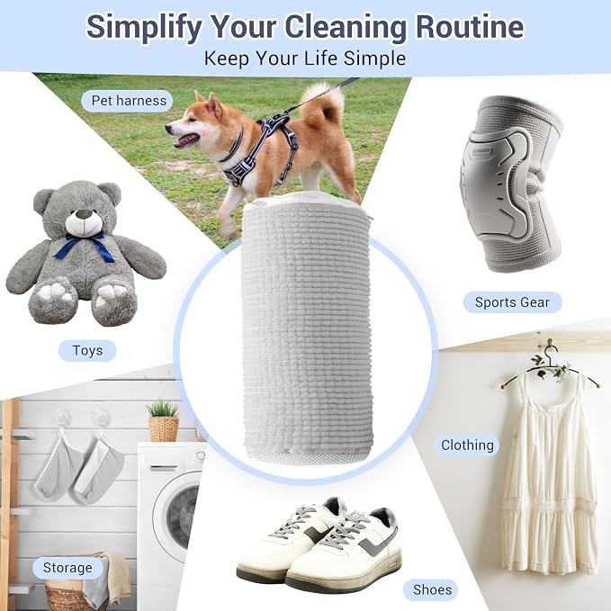 Shoe Washing Machine Bag with 2 Mesh Pockets, One-Step Shoe Laundry Bag - Image 7