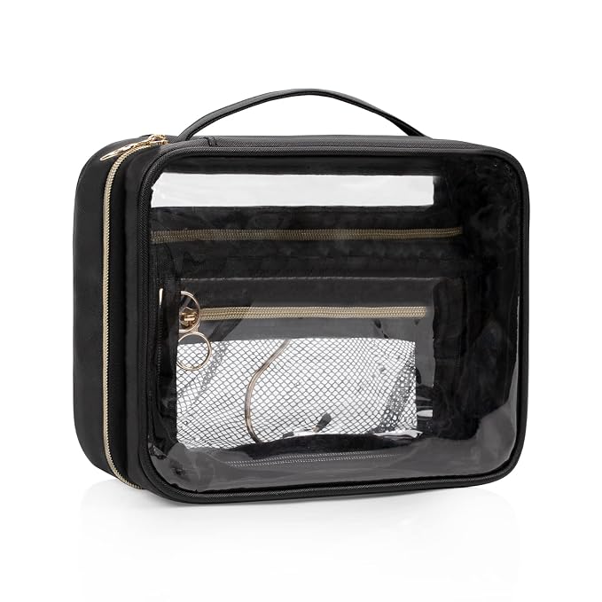 Toiletry Bag for Men, Transparent Makeup Bag Organizer Portable Skincare - Image 8