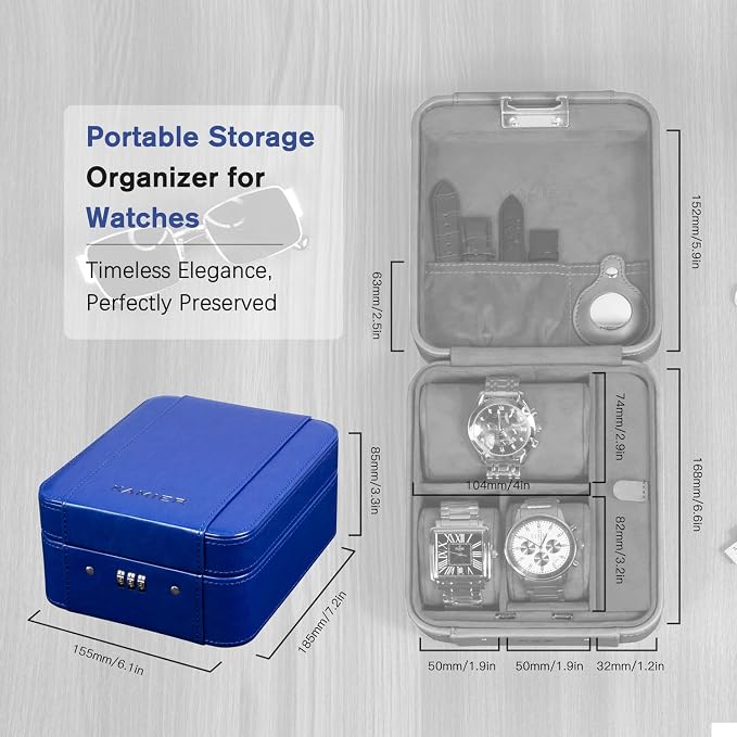 KAMIER Watch Case with Combination Lock - Image 5