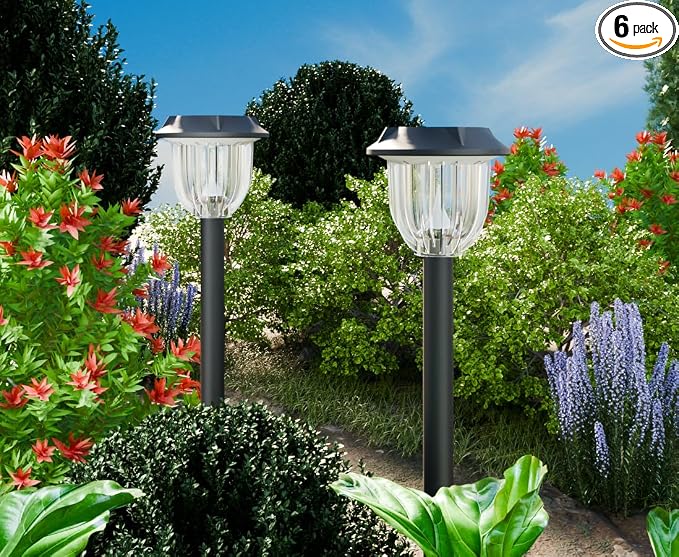 AOSEA Solar Outdoor Lights, IP 65 Waterproof Solar Powered Driveway Lights by AOSEA