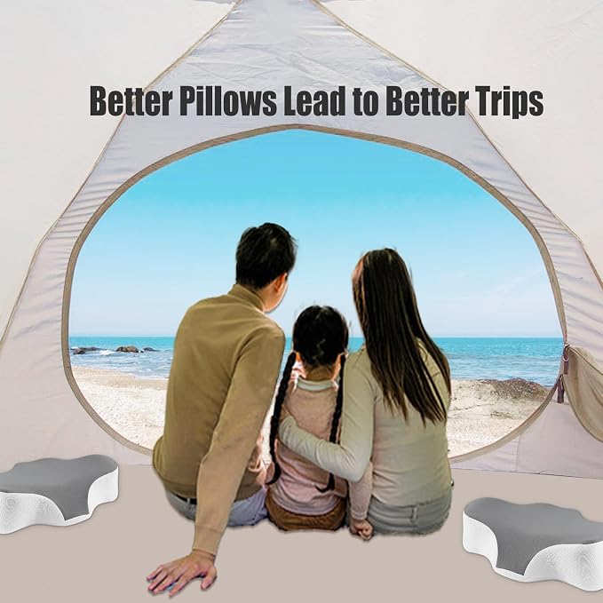 Bespilow Travel Pillow for Sleeping, Cervical Neck Support Pillow for Neck Pain - Image 9