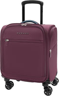 Verage Under Seat Luggage with Wheels, Softside Small Suitcase Spinner Carry On by VERAGE