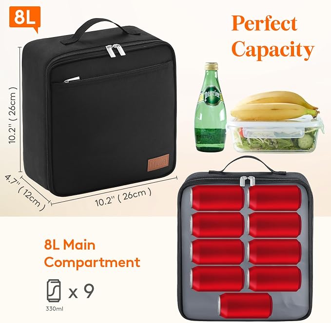 Lifewit Freezable Lunch Box, Insulated Reusable Lunch Bag - Image 3