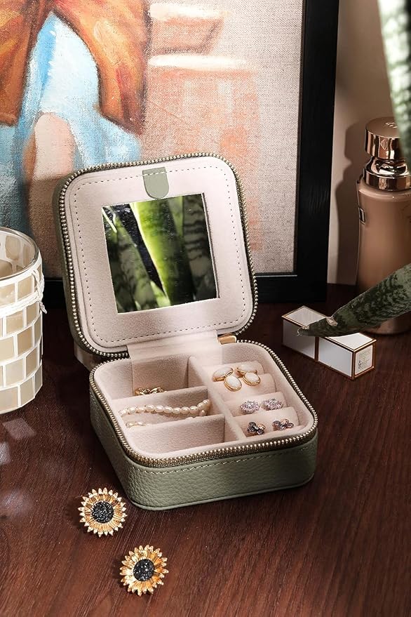 S.Leaf Travel Jewelry Organizer Travel Jewelry Boxes - Image 5