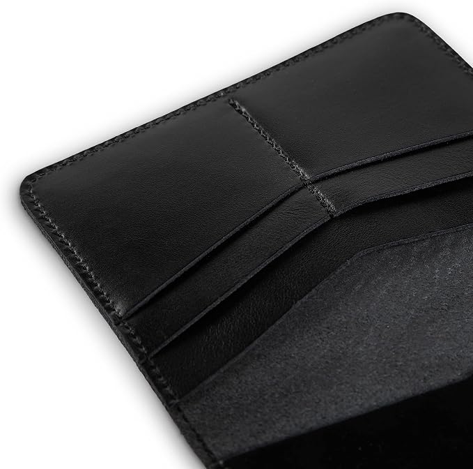 PEGAI Standard Full Grain Crazy Horse Leather Passport Holder | Custom Travel - Image 3