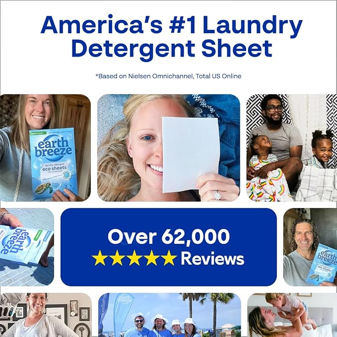 Earth Breeze Laundry Detergent Sheets Fragrance-Free - Image 8