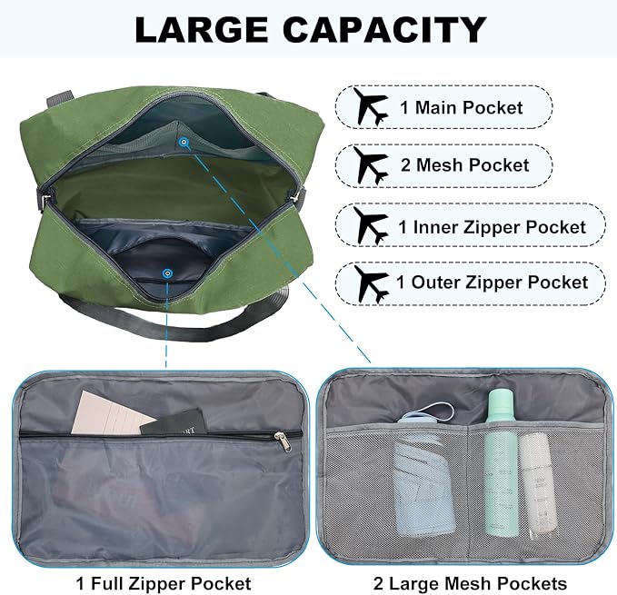 15 Inch Small Carry On Bags for Airplanes Spirit Airlines Personal Item Bag - Image 2