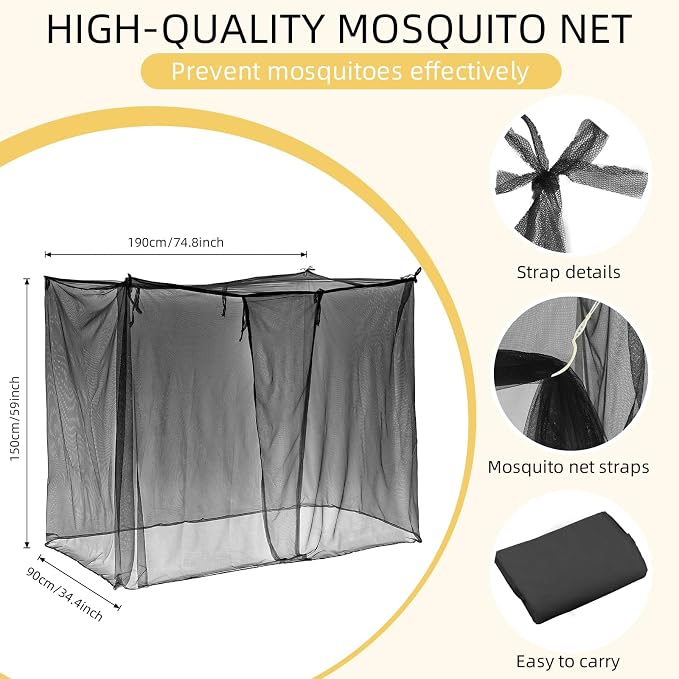 4 Corners Mosquito Net for Mosquiteros para Camas Bed Canopies Netting Bed - Image 2