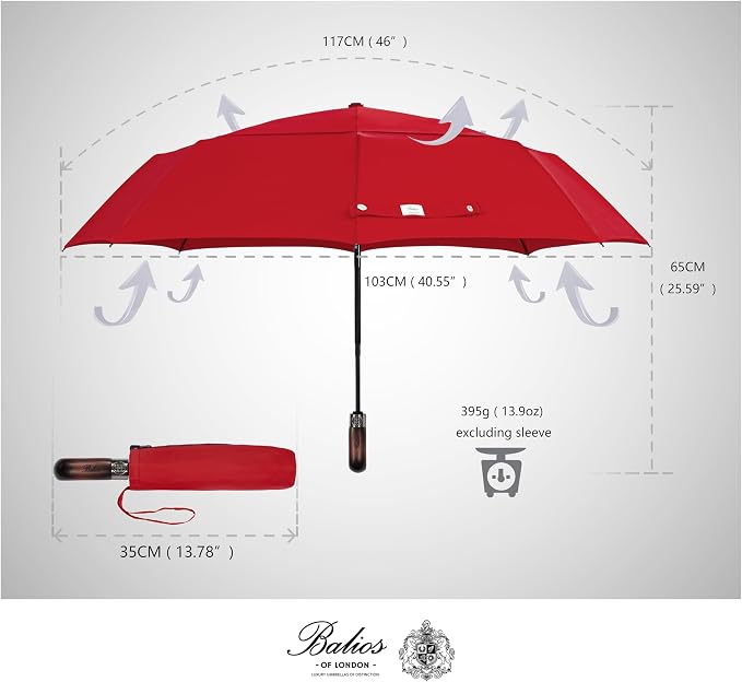 Balios Travel Folding Umbrella - Image 4