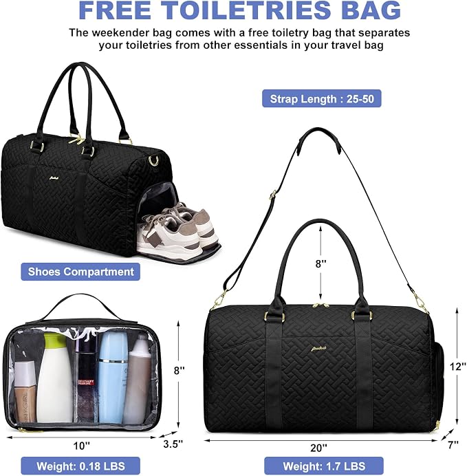 Women Duffle Weekender Travel Bag: Large Duffel Bags - Image 2