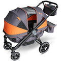 Tandem Wagon Stroller – All-Terrain 2-in-1 Push & Pull Design, Double Seat by Freetex