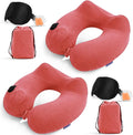 2 Pack Inflatable Travel Neck Pillows by Glyzia