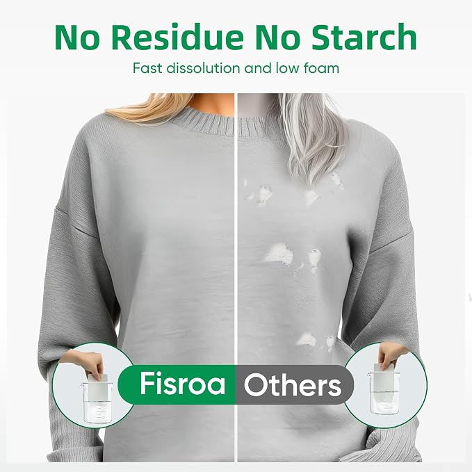 Travel Laundry Detergent Sheets Fisroa 120 Loads Eco-friendly Washing Detergent - Image 5