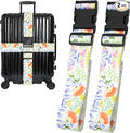 Roses Flowers Luggage Straps for Suitcases, Adjustable Luggage Travel Belts to by Unknown