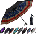 LLanxiry Compact Travel Umbrella, Mini Windproof Umbrellas by LLanxiry