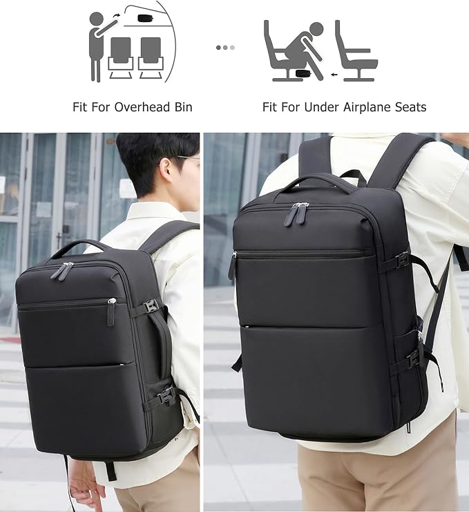 feilario 2 Piece Set 24in Aluminium Frame PC Hard Shell Spinner Wheels Luggage - Image 7