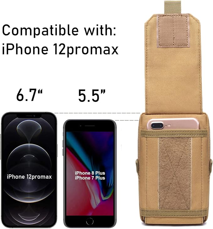 Tactical Molle EDC Pouch Cellphone Pouch Holder Utility Gadget Organizer Bag - Image 4