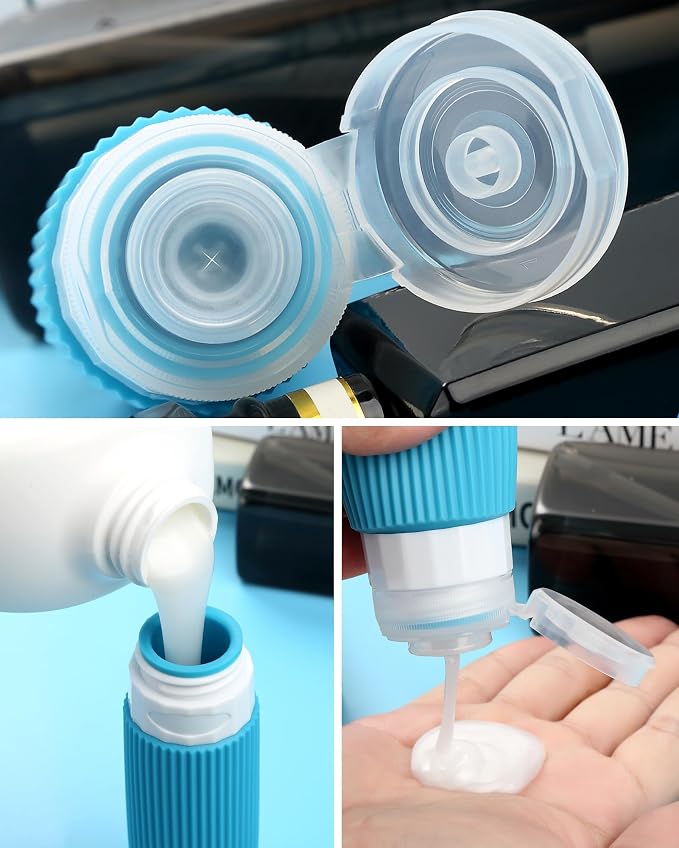 Travel Bottles for Toiletries 8 Pack, TSA Approved 3 oz Travel Containers - Image 2