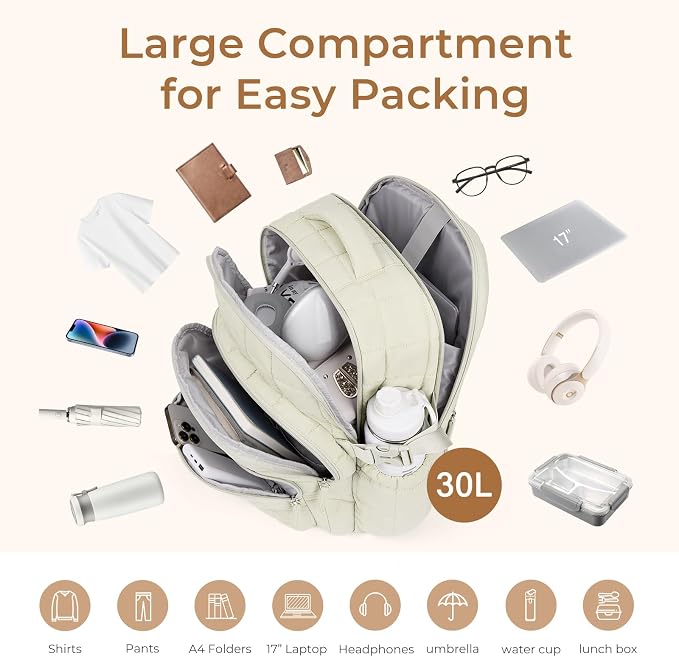 CLUCI 17.3 Inch Laptop Backpack - Image 5