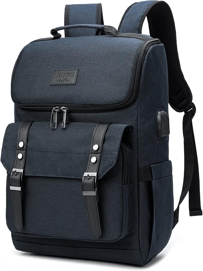 YALUNDISI Vintage Backpack Travel Laptop Backpack by YALUNDISI