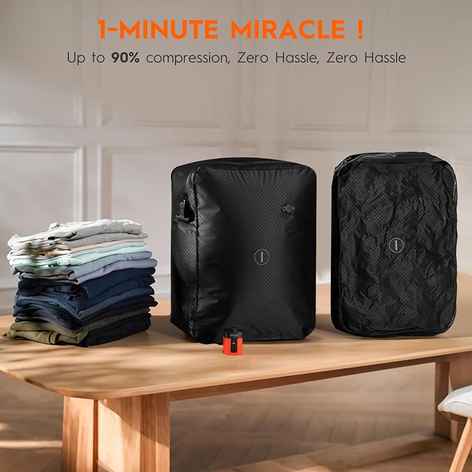 Vacuum Bags with Wireless Pump– Space Saver Compression Bags - Image 3