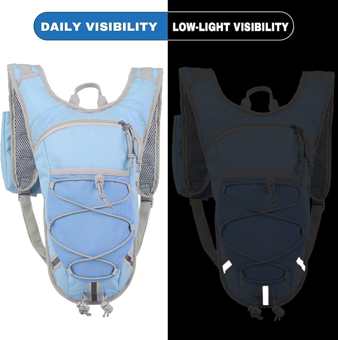 Lightweight Hydration Backpack 2L Water Bladder Pack - Image 5