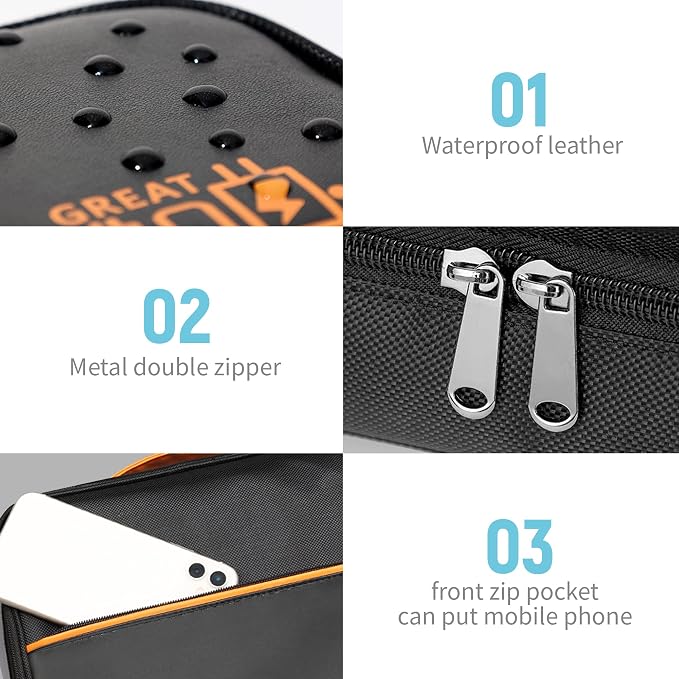 Electronics Travel Organizer, Large Double Layer Portable Waterproof Travel - Image 5