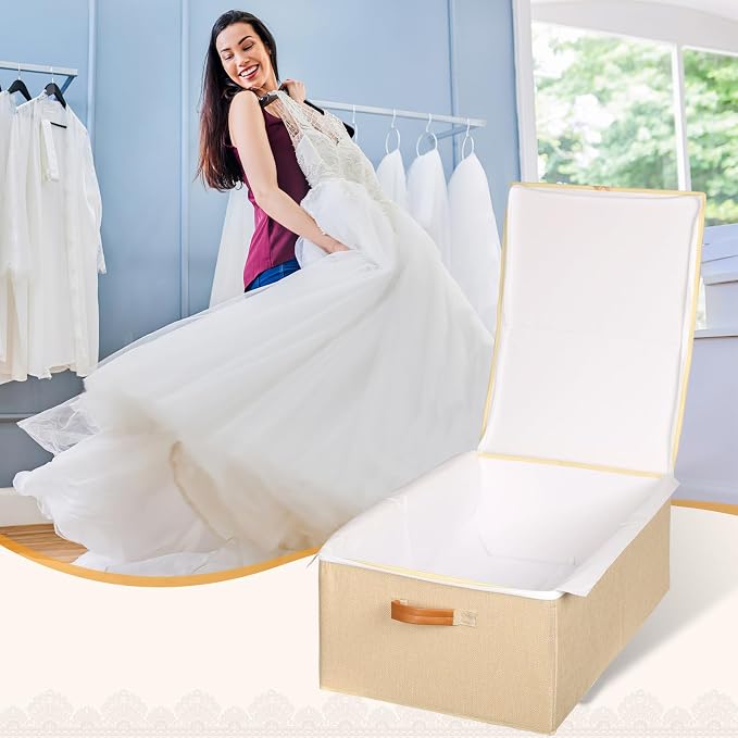 Wedding Dress Storage Box, Wedding Dress Preservation Box - Image 5