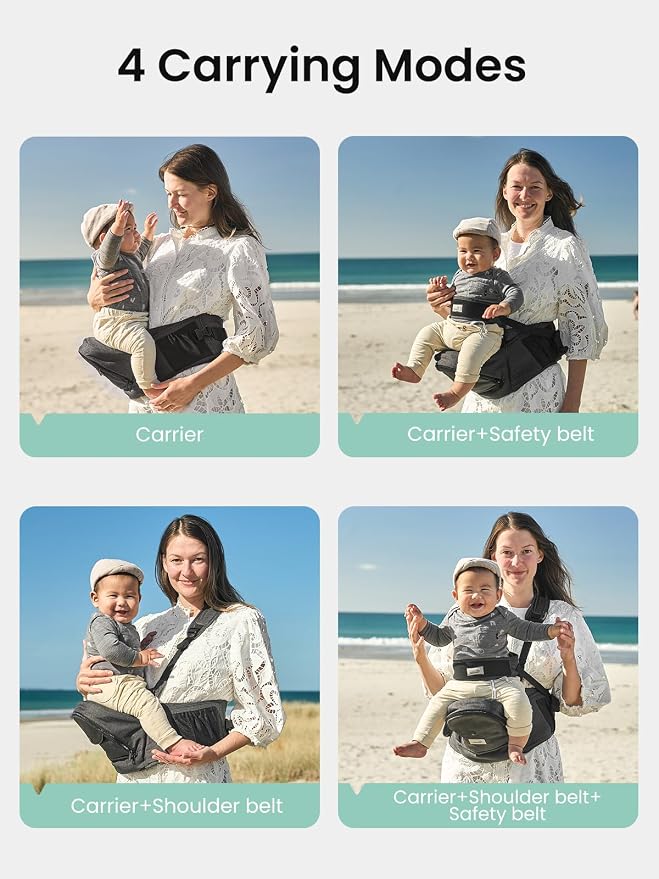 Baby Hip Carrier, GROWNSY Supportive Hip Carrier - Image 7