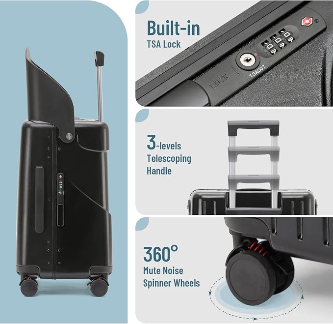 20 Inch Carry On TSA Lock Luggage - Image 3