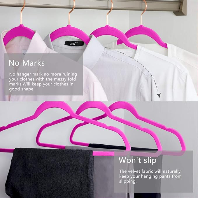 MIZGI Premium Velvet Hangers Heavyduty - Image 4