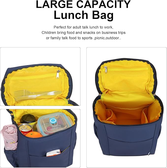 NOL Natural Organic Lifestyle Insulated Lunch Bags - Image 4