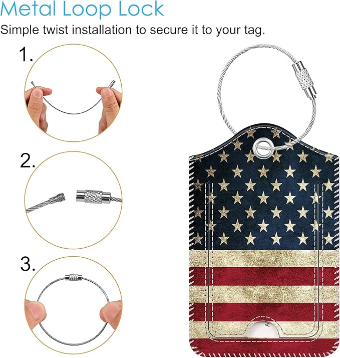 Fintie Luggage Tags, Privacy Cover ID Label - Image 2