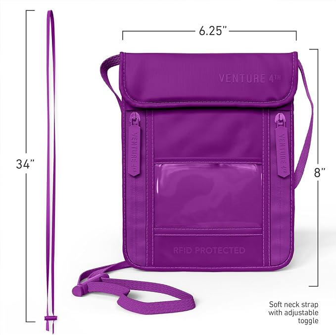 VENTURE 4TH Passport Holder Neck Wallet - Image 6