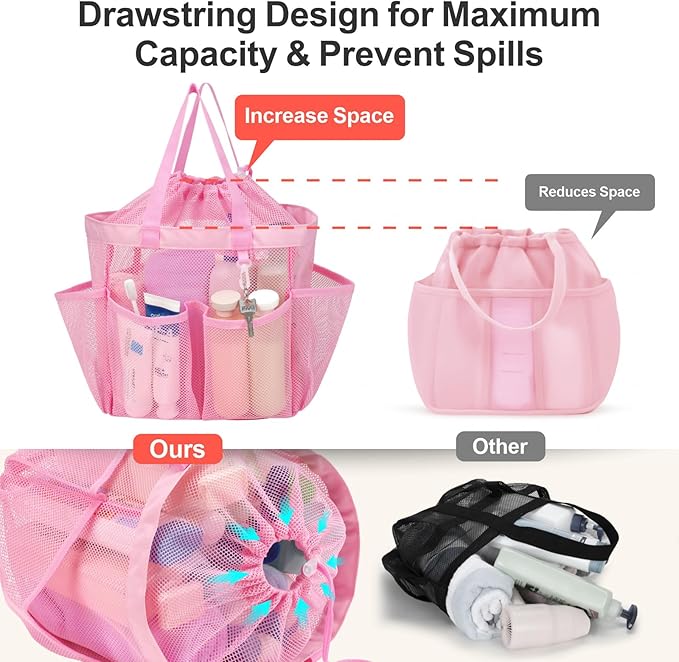 F-color Mesh Shower Caddy Portable - Image 3